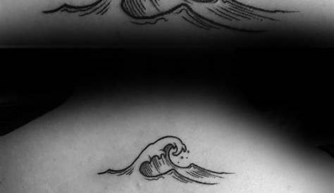 Simple Wave Tattoo Men 50 Designs For Water Ink Ideas