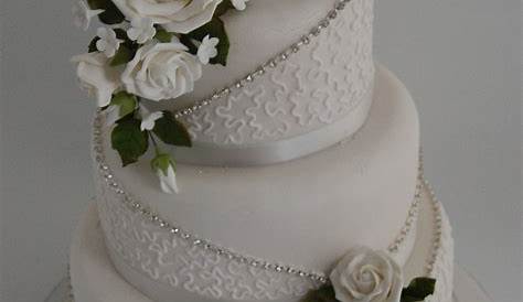 Simple Wedding Anniversary Cake Designs 25th