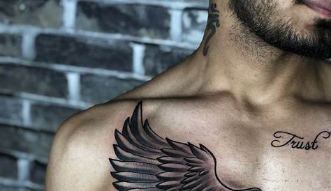 Simple Wings Tattoo On Chest Wing s For Men Images Photos Pictures