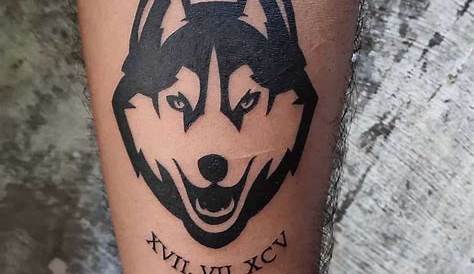 Simple Wolf Tattoo Designs 50 Tribal For Men Canine Ink Ideas