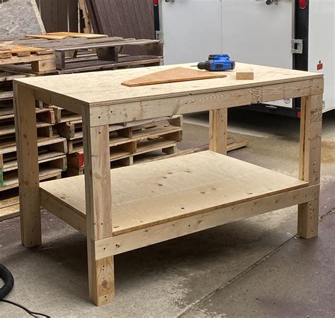 Simple Workbench Plans Diy wood projects furniture, Simple workbench