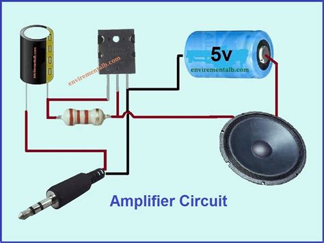 Simple Amplifier Circuit Diagram Using Transistor