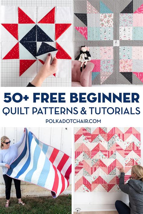 Simple Beginner Quilt Patterns Free Printable