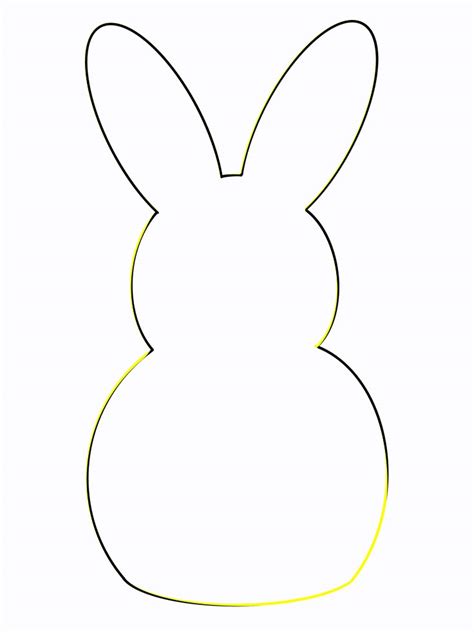 Simple Buny Patterns Printables For Pillow Making