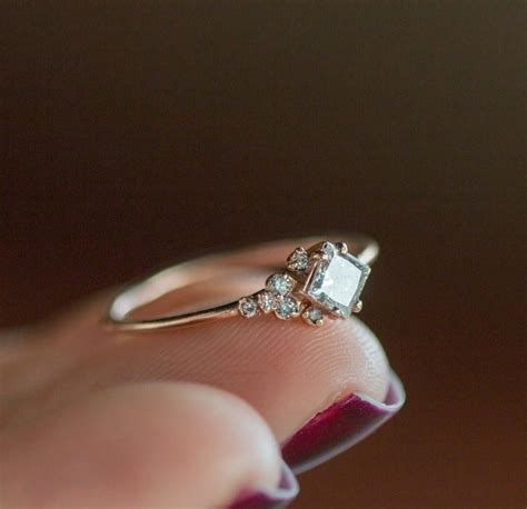 simple but unique engagement rings