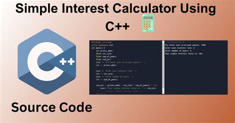 Simple Calculator In C++ Source Code