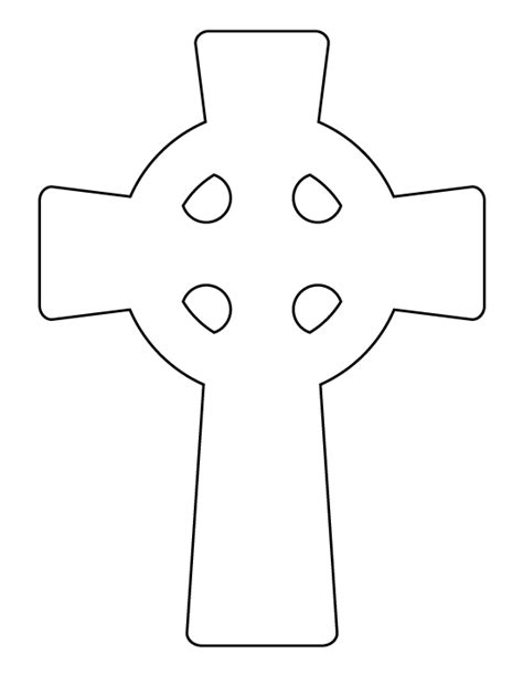 Simple Celtic Cross Printable