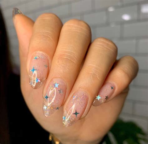 simple clear nail designs