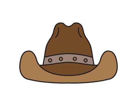 simple cowboy hat drawing