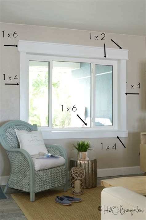 Simple Craftsman Style Window Trim