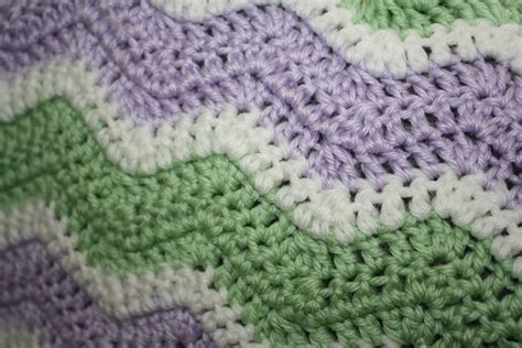 Simple Crochet Pattern For Ripple Afghan