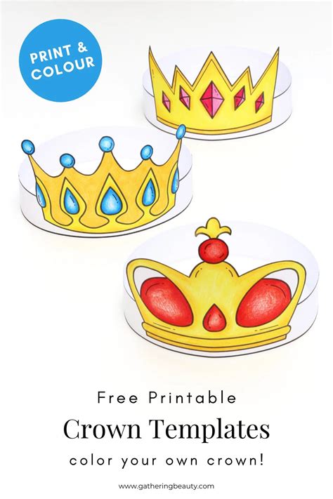 Simple Crown Template Printable