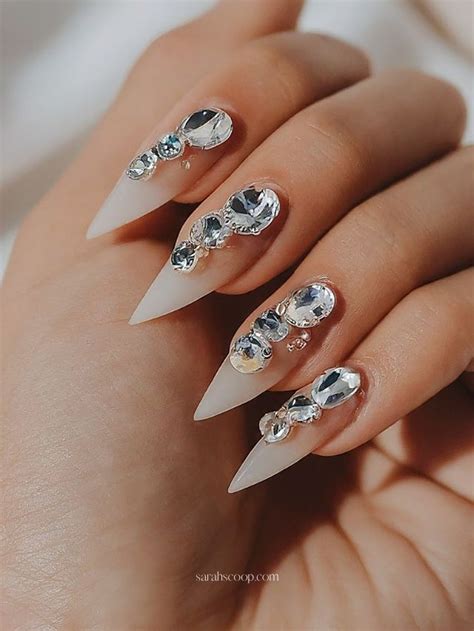 Simple Crystal Nail Designs for a Touch of Sparkle
