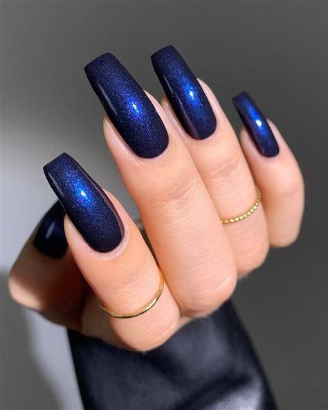 simple dark nail designs