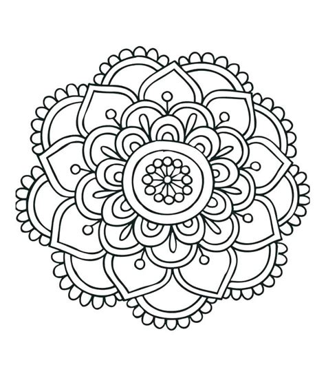 Simple Designs Coloring Pages