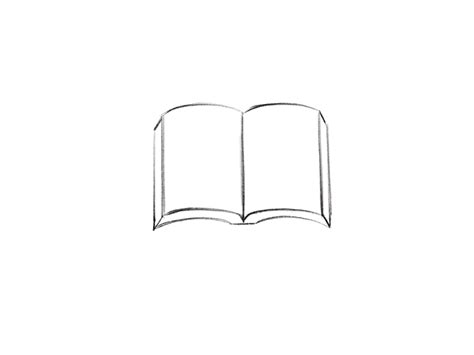 Simple Drawing Of A Book