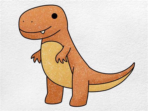 Dinosaur Drawing Easy Free download on ClipArtMag