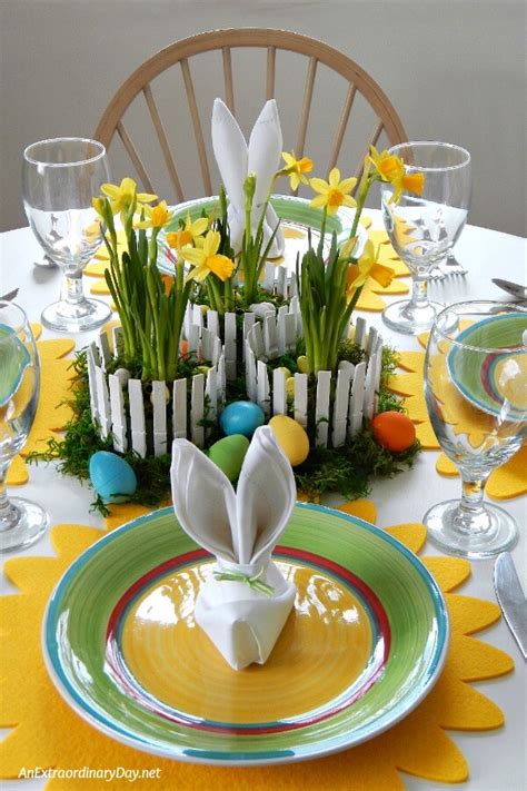 simple easter table decorating ideas