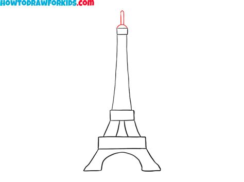 Simple Eiffel Tower Drawing at GetDrawings Free download