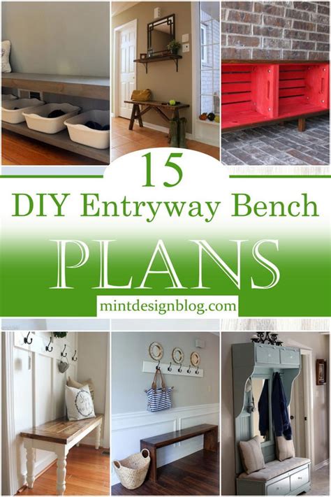 Simple Entryway Bench Plans