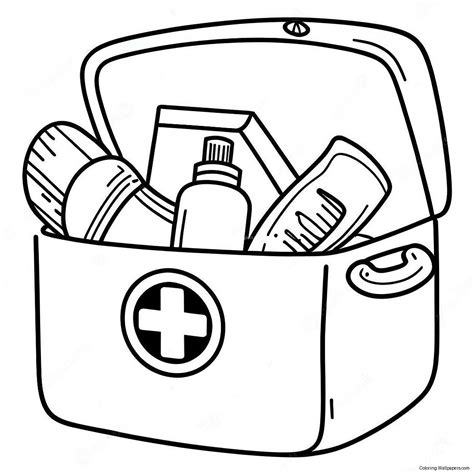 Simple First Aid Coloring Pages