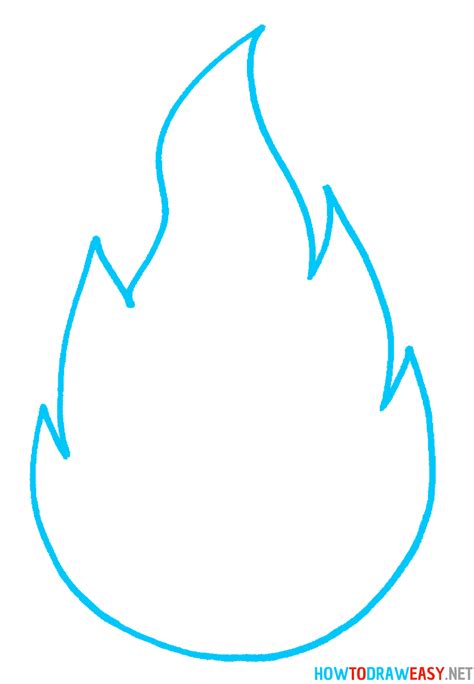 How to Draw Fire Flames Step by Step YouTube