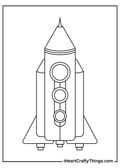 Simple Free Spaceship Printables