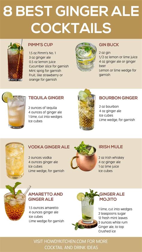 Simple Ginger Ale Cocktails