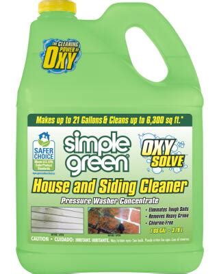 simple green to cleaner siding