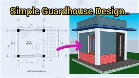 Security Guard House Plans Fascinating Security Guard House Floor Plan