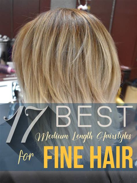 Stunning Simple Hairstyles For Thin Medium Length Hair With Simple Style