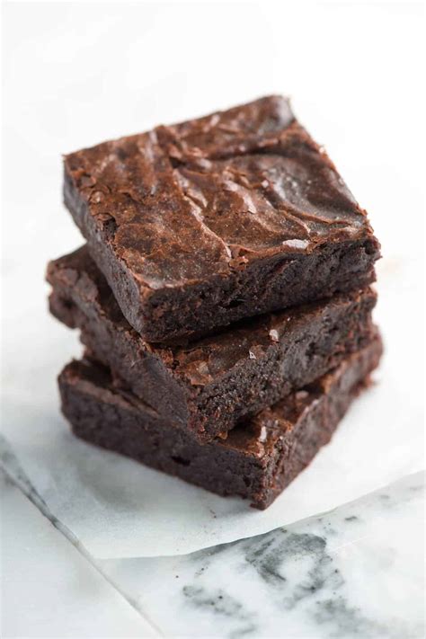 simple homemade brownies from scratch