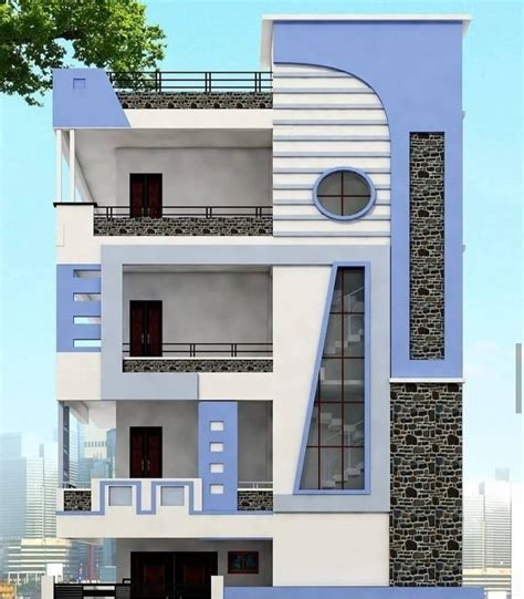 House Simple Exterior Wall Plaster Design TRENDECORS