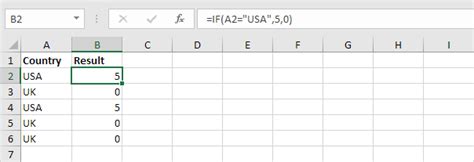 simple if function excel