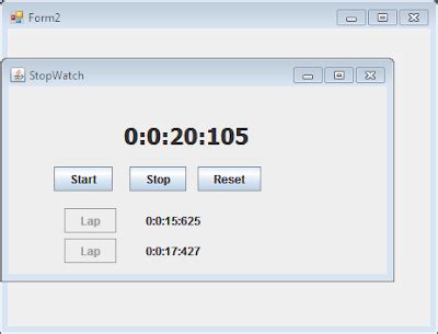 Simple Java Code For Stopwatch
