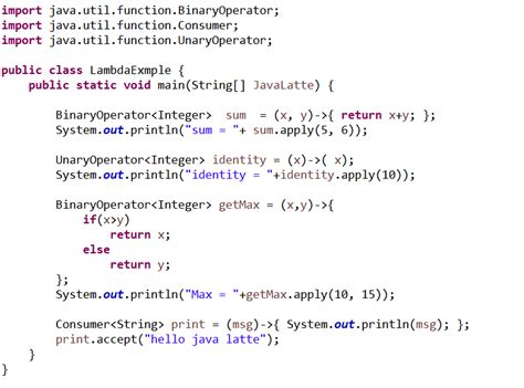 simple java lambda example