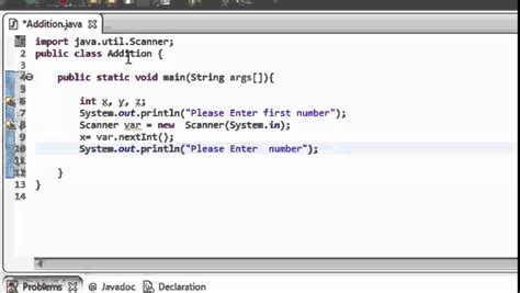 simple java program to add two numbers using scanner