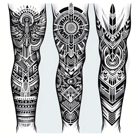 Simple Leg Tattoos for Men