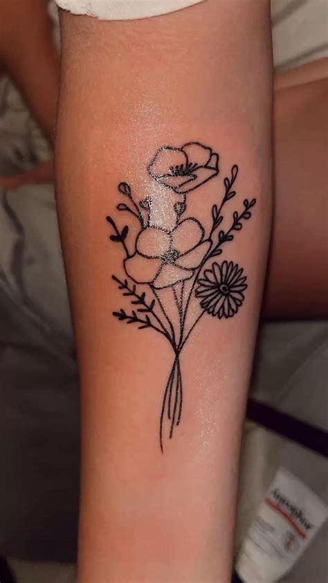 Simple Line Work Tattoos