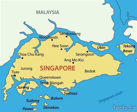 simple map of singapore