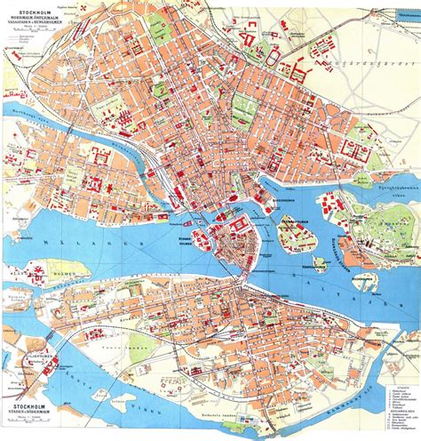 simple map of stockholm