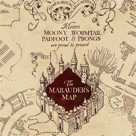 Simple Marauders Map Printable