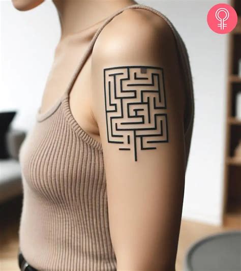 Simple Maze Tattoos