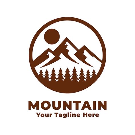 Simple Mountain Logo Design