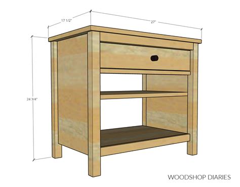 Simple Nightstand Plans