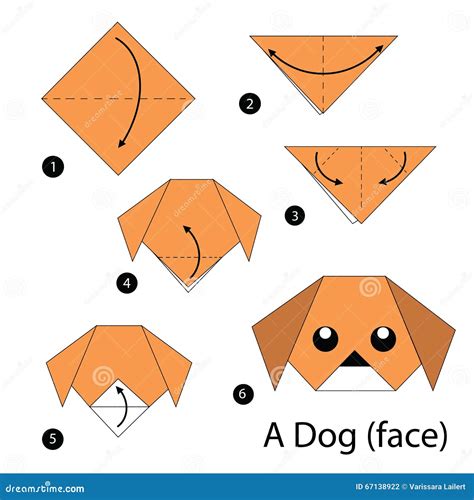 Simple Origami Dog Printable