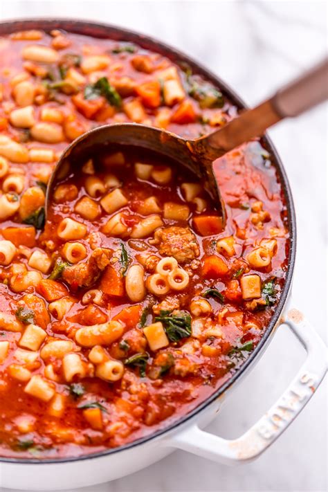 simple pasta fagioli soup recipe