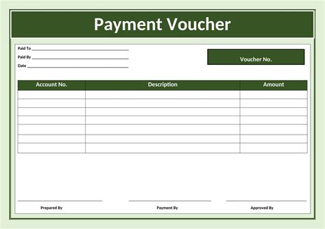 simple payment voucher template