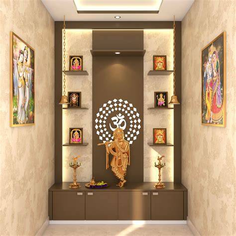 Simple pooja room designs for Indian homes Qualcon Dreams