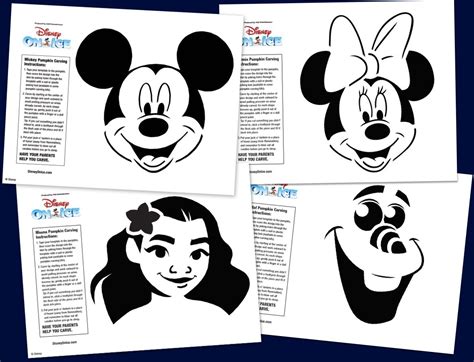 Simple Printable Disney Stencils